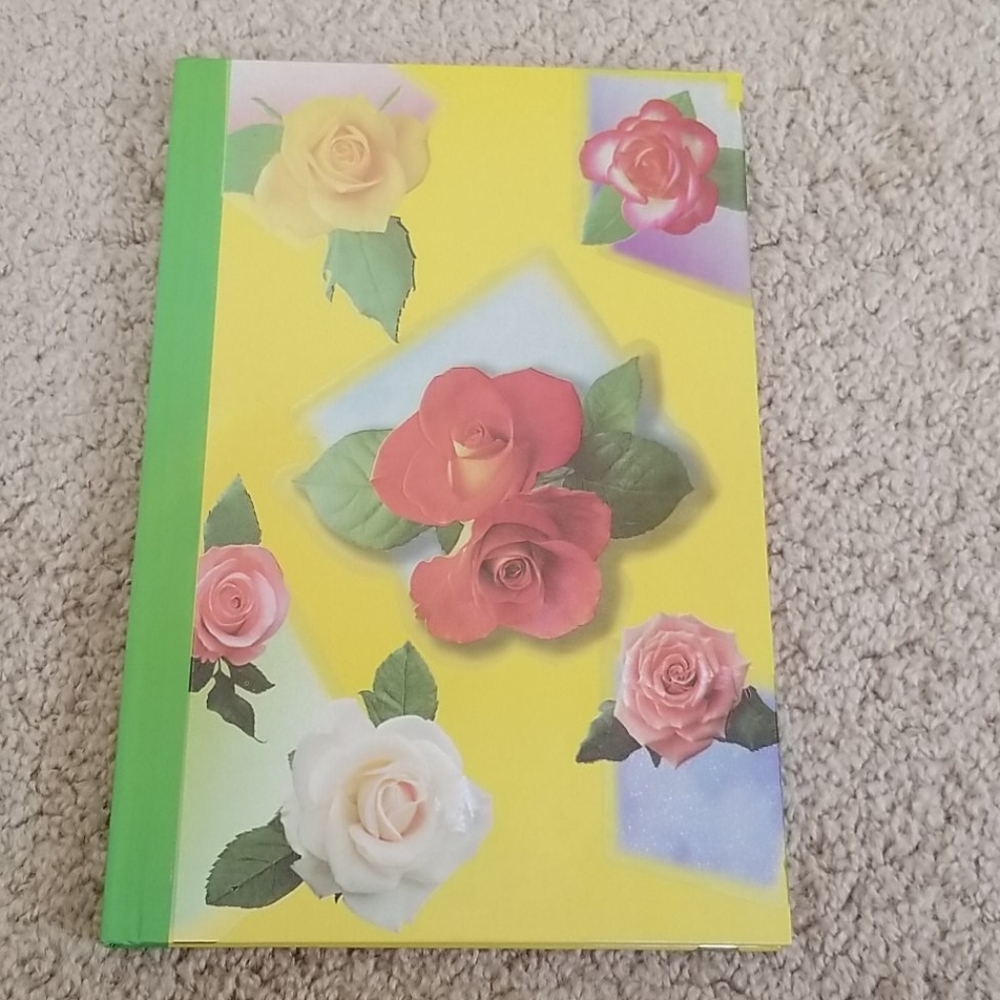 Never used! Yellow Multi Floral Journal